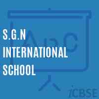 S.G.N International School Logo