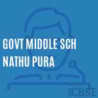 Govt Middle Sch Nathu Pura Middle School Logo