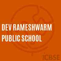 Dev Rameshwarm Public School Logo