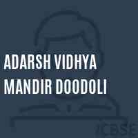 Adarsh Vidhya Mandir Doodoli Secondary School Logo
