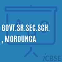Govt.Sr.Sec.Sch., Mordunga High School Logo