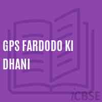 Gps Fardodo Ki Dhani Primary School Logo