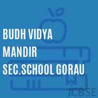 Budh Vidya Mandir Sec.School Gorau Logo