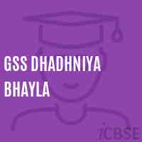 Gss Dhadhniya Bhayla Secondary School Logo