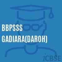Bbpsss Gadiara(Daroh) Secondary School Logo