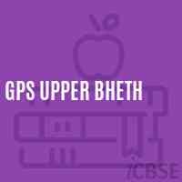 Gps Upper Bheth Primary School Logo