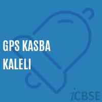 Gps Kasba Kaleli Primary School Logo