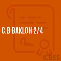 C.B Bakloh 2/4 Primary School Logo