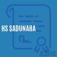 Hs Sadunara Secondary School Logo