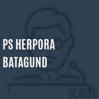 Ps Herpora Batagund Primary School Logo