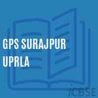 Gps Surajpur Uprla Primary School Logo