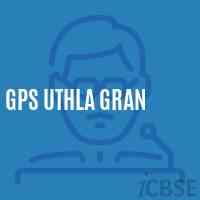 Gps Uthla Gran Primary School Logo