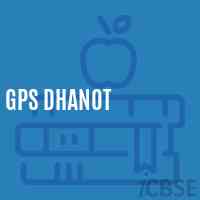 Gps Dhanot Primary School Logo