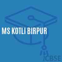 Ms Kotli Birpur Middle School Logo