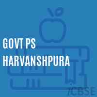 Govt Ps Harvanshpura Primary School Logo
