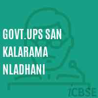 Govt.Ups San Kalarama Nladhani Middle School Logo