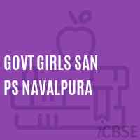 Govt Girls San Ps Navalpura Primary School Logo