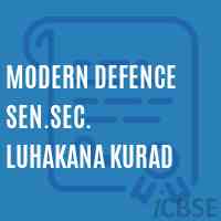 Modern Defence Sen.Sec. Luhakana Kurad Senior Secondary School Logo