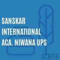 Sanskar International Aca. Niwana Ups Middle School Logo