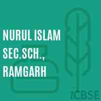 Nurul Islam Sec.Sch., Ramgarh Secondary School Logo
