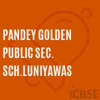 Pandey Golden Public Sec. Sch.Luniyawas Secondary School Logo