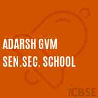 Adarsh Gvm Sen.Sec. School Logo