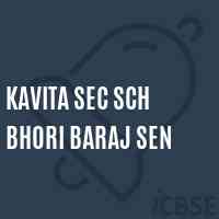 Kavita Sec Sch Bhori Baraj Sen Senior Secondary School Logo
