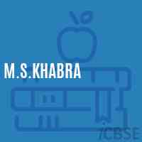 M.S.Khabra Middle School Logo