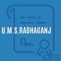 U.M.S.Radhaganj Middle School Logo