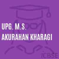 Upg. M.S. Akurahan Kharagi Middle School Logo