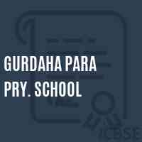 Gurdaha Para Pry. School Logo