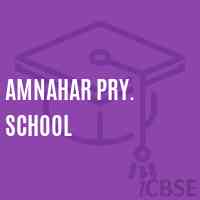 Amnahar Pry. School Logo