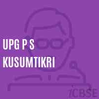 Upg P S Kusumtikri Primary School Logo