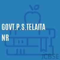 Govt.P.S.Telaitanr Primary School Logo