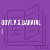 Govt.P.S.Baratali Primary School Logo
