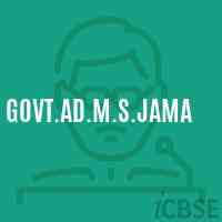 Govt.Ad.M.S.Jama Middle School Logo