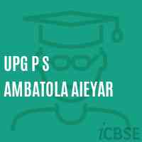 Upg P S Ambatola Aieyar Primary School Logo