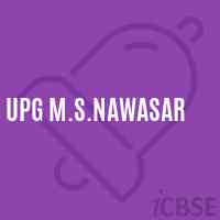 Upg M.S.Nawasar Middle School Logo