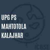Upg Ps Mahtotola Kalajhar Primary School Logo