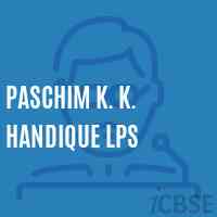 Paschim K. K. Handique Lps Primary School Logo