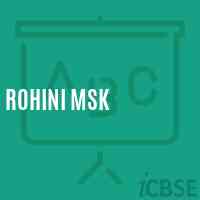 Rohini Msk School Logo