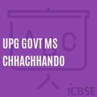 Upg Govt Ms Chhachhando Middle School Logo
