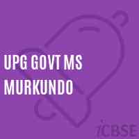 Upg Govt Ms Murkundo Middle School Logo