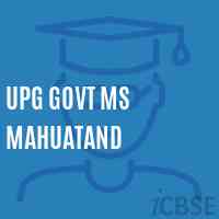 Upg Govt Ms Mahuatand Middle School Logo
