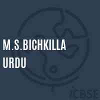 M.S.Bichkilla Urdu Middle School Logo