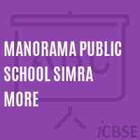 Manorama Public School Simra More Logo