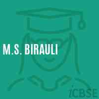 M.S. Birauli Middle School Logo