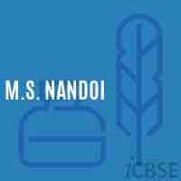 M.S. Nandoi Middle School Logo