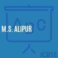 M.S. Alipur Middle School Logo