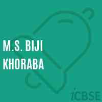 M.S. Biji Khoraba Middle School Logo